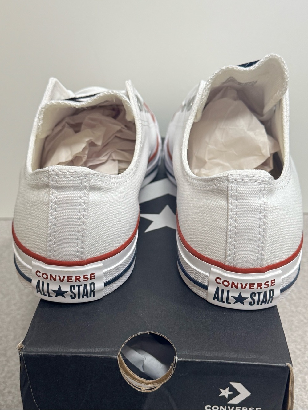 Converse Chuck Taylor All Star Ox Optic White Size 8.5 Men/ 10.5 Women - Picture 4 of 11